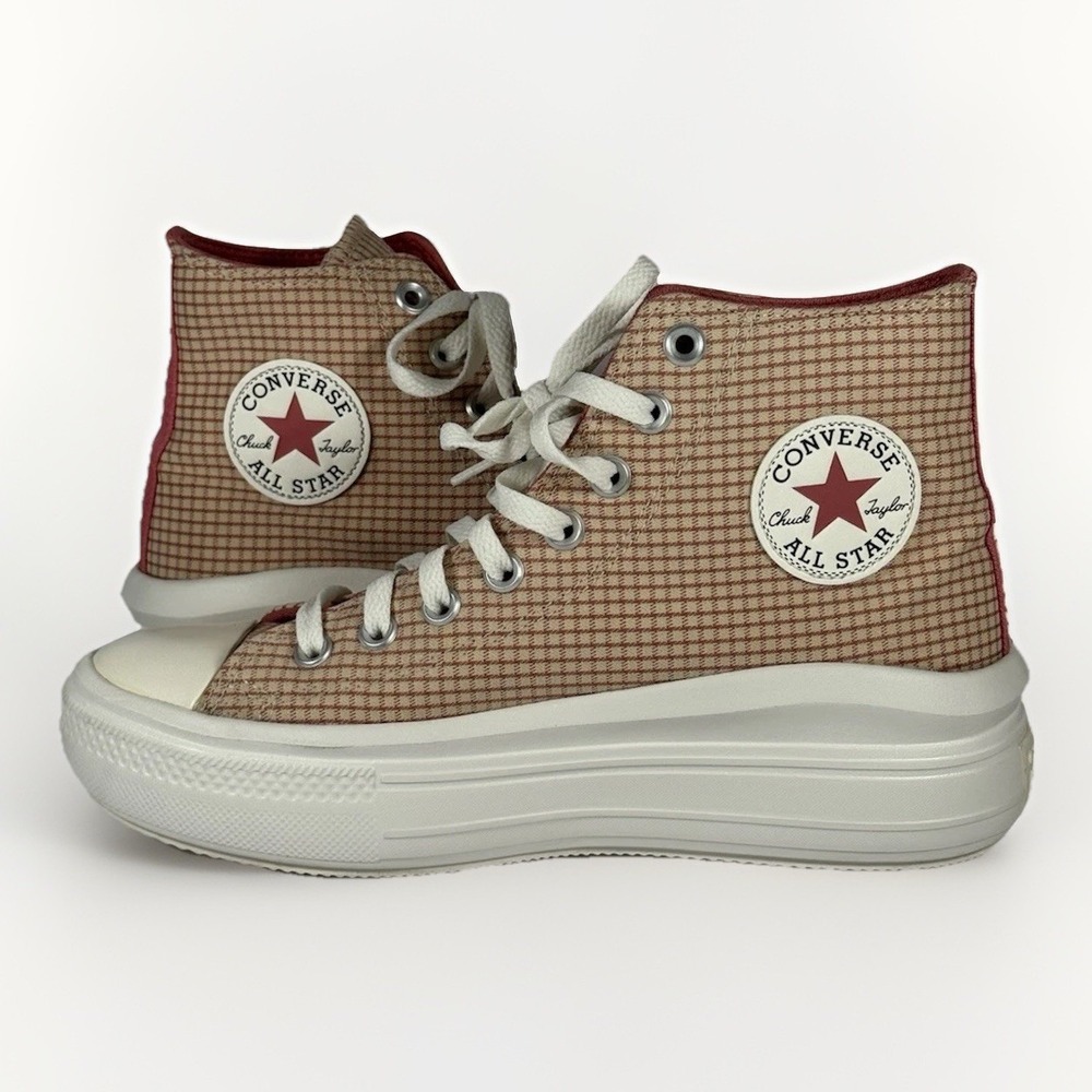 Converse Chuck Taylor‎ All Star Lift Platform Checkered A05130C Women's Size 9